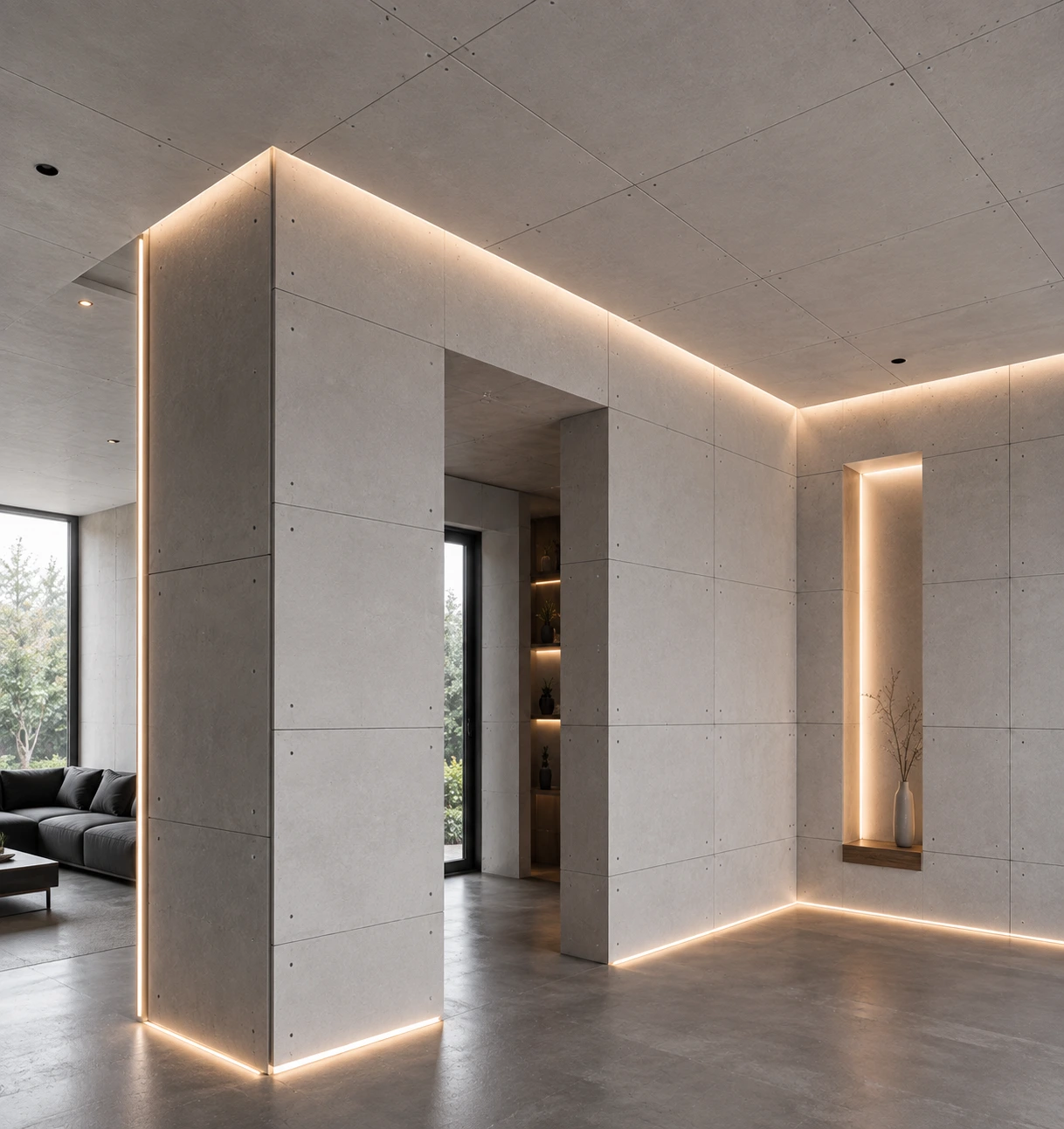 Cement Board Walls & Rooms in Riyadh